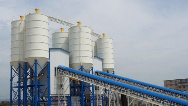 雷達料位計測量水泥料倉