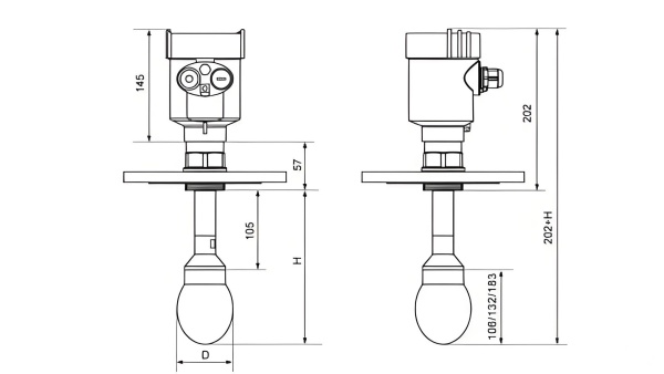 介紹水滴型天線雷達物位計